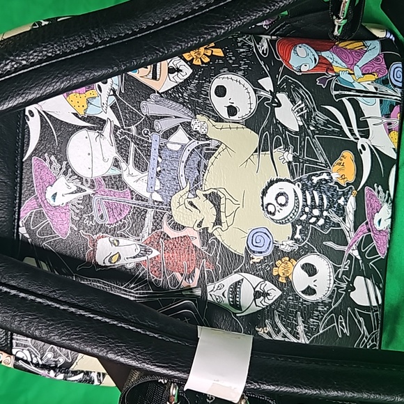 Disney Loougefly Nightmare Before Christmas mini Faux Leather back pack - Picture 3 of 15
